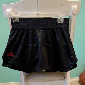 Adidas Black Skort with Pink Logo